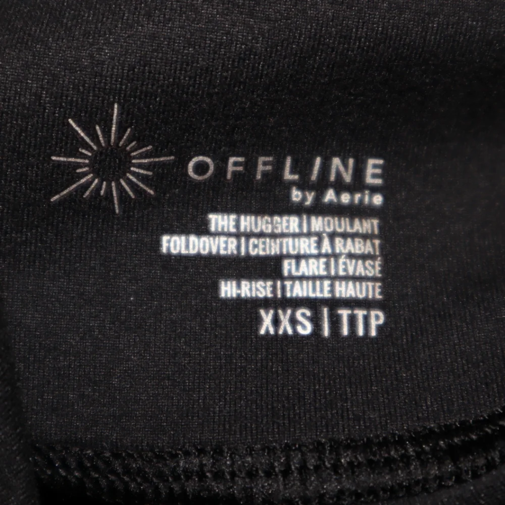 OFFLINE By Aerie The Hugger High Waisted Foldover Flare LeggingSize XXS - Picture 12 of 14